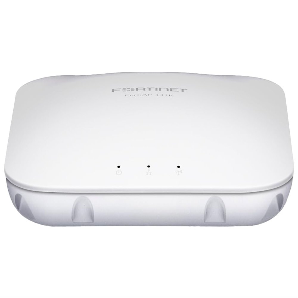 Fortinet FortiAP 241K Wi-Fi 7 Indoor Access Point | Quad-Radio | 2.4GHz/5GHz/6GHz Bands | 10 Gigabit Ethernet | BLE/ZigBee | WPA3 Security | PoE+ | Ceiling/Wall Mount (FAP-241K-A)