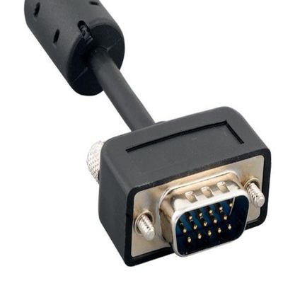 10 ft. Slim SVGA HD15 Male to Male Monitor Cable - Black