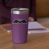 3.5" Black Bat Sticker 3 Pack - Halloween Goth Flying Batling Vinyl Decal Stickers Spooky Bats Gothic Waterproof Decals (3) view 4