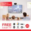 UltraPro Reversible Indoor HD TV Antenna, 4K/8K Ultra HD Read, Paintable Black/White Flat Design, VHF/UHF Reception, NEXTGEN TV Compatible, Easy Setup for Wall or Window Mount, 84813 view 3