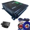 Audio360 AD2000.1 Monoblock Car Amplifier Bundle, 2000W Max Power, Includes 4-Gauge Monoblock Amp Wiring Kit, Compact Class D 1-Ohm Stable Subwoofer Amplifier with 88dB SNR view 1