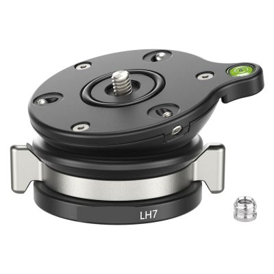 LH7 Tripod Leveling Base LH6 Twist Knob Tripod Head Base Horizontal Adjustment