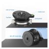 LH7 Tripod Leveling Base LH6 Twist Knob Tripod Head Base Horizontal Adjustment view 2