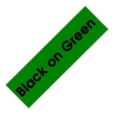 24mm D1 Label Tape Compatible with 53710 53713 53714 53715 53716 53717 53718 53719 for LabelManager 400 450 Printer Ribbon(Black on Green)