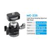 MC-22S Dual Cold Shoe Metal Mi/ni Ball Head for Camera Photography Cell Phone Bracket Tripod Microphone Fill Light Monopod(MC22S) view 2