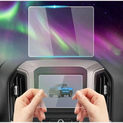 xjzshly 7 Inch Screen Protector Foil for 2024 2023-2016 Chevy Silverado 1500 2500 3500 Tempered Glass Protective Film Display Touchscreen Cover Accessories 9H Hardness Anti-Fingerprint HD Clear