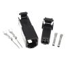 1/5/20Sets 2 Ways Car Spe1aker Pug Tweeter p/Lug Electric Harness Female Male Connector 174057-2 174056-2(Male Female,1Set) view 2