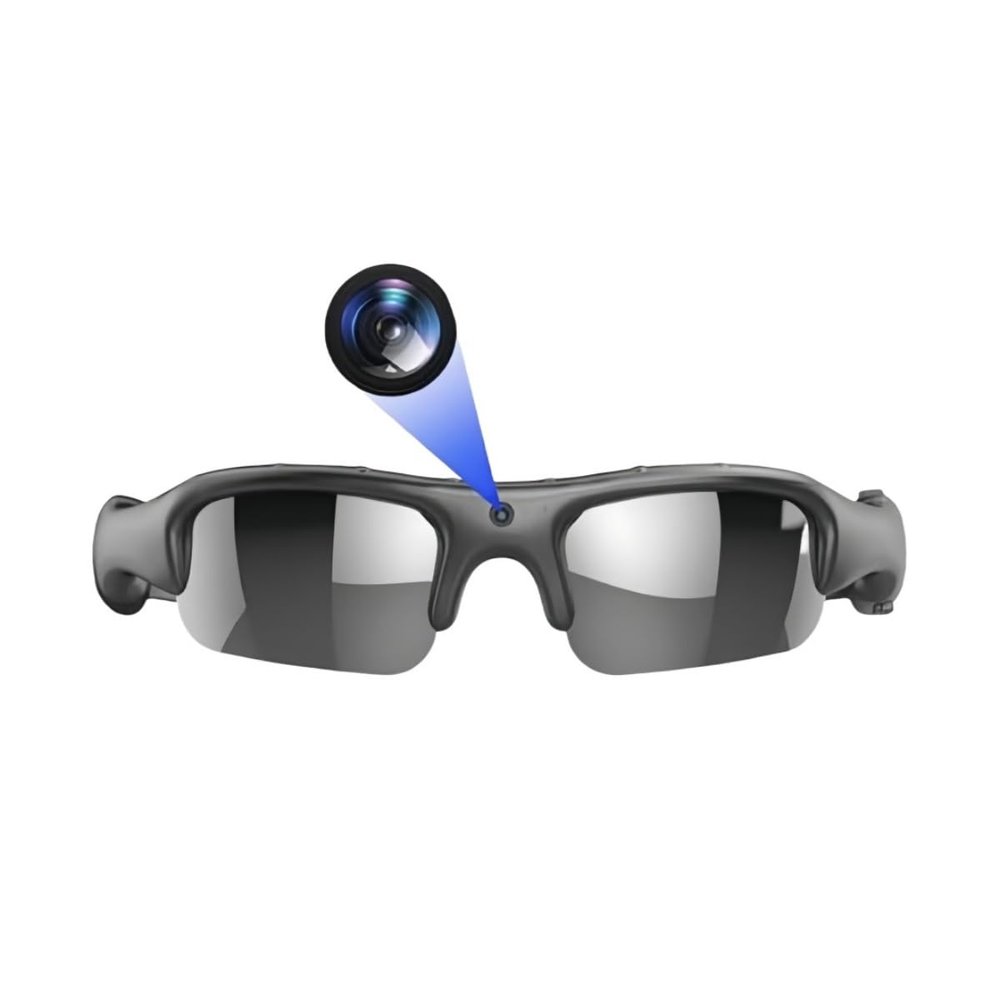 COCBTKQ Smart Bike Glasses Camera HD 1080P WiFi Sports Glasses with Camera Video Glasses Video for Men/Woman with 32G TF Card