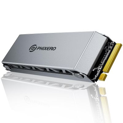 PHIXERO 2TB Internal NVMe M.2 SSD for PS5 with Heatsink Up to 7450MB/s Dynamic SLC Cache PlayStation 5 Compatible, Desktop (PC) Suitable for PS5 Memory Expansion, Game Enthusiasts, IT Professionals