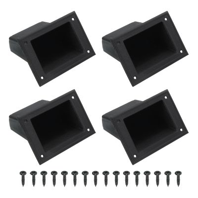 uxcell XRZ13081 Recessed Speaker Handle 130mm x 81mm Grasp Holder Replacement Speaker Cabinet Box Handles 2 Pcs