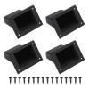 uxcell XRZ13081 Recessed Speaker Handle 130mm x 81mm Grasp Holder Replacement Speaker Cabinet Box Handles 2 Pcs view 1