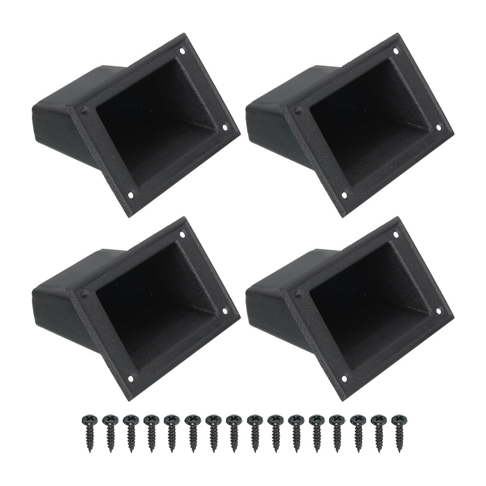 uxcell PS12981 Recessed Speaker Handle 130mm x 81mm Grasp Holder Replacement Speaker Cabinet Box Handles 1 Pcs