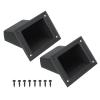 uxcell PS12981 Recessed Speaker Handle 130mm x 81mm Grasp Holder Replacement Speaker Cabinet Box Handles 2 Pcs view 1