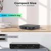 Mini DVD Player with HDMI, Small DVD Player that Plays All Regions and Formats, DVD CD Players for TV Support 1080P Video, AV Output, USB/TF Card Input, Remote Control view 3