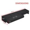 2015-2024 Extended Cab 150 10" Dual Sub Box Speaker Box Car Audio view 3