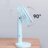 BMXCY Rechargeable Desktop Fan Three-Speed Desktop Fan Desktop Fan with Mobile Phone Holder Multi-Purpose Desktop Fan view 4