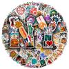 100 PCS New York Stickers Pack NYC Travel Vinyl Waterproof Sticker for Teens Adults Aesthetic Decal Decorative Funny Graphic Car Decals Water Bottle Helmet Phone Birthday Gifts for Men Women 9 Sheets view 1