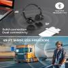 TECKNET Wireless Headset, Bluetooth Headset with Noise Cancelling Microphone - Rechargeable Bluetooth V5.2 Headphones, 50H Playtime & Mic Mute, On Ear Headphones for Trucker/Remote Work/Call Center view 2