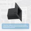uxcell Recessed Speaker Handle 130mm x 84mm Grasp Holder Replacement Speaker Cabinet Box Handles 2 Pcs view 4