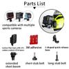 AGV K1S Chin Mount Kits Made for K1 S Helmet Camera Mount Kit Carbon Fiber Load Bearing Patch Adjustable Camera Bracket Compatible with GoPro Hero Insta360 DJI Action Cams (Carbon Fiber Base) view 4