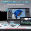 4K 120Hz HDMI Switch, 8K 60Hz HDMI 2.1 Bi-Directional 2-in-1/1-in-2 Switcher Splitter, Aluminum HDMI Selector 48Gbps High Resolution Switch Capable for Gaming, PS5, Xbox, HDR10, Dolby Vision view 3