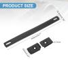 uxcell 9.7 Inch Speaker Handle Pull Cabinet Grasp Strap Style Spring Steel Handle with Screw Black 2Pcs view 2