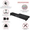 12" Sub Box Speaker Box for 150 Extended Cab 2015-2024 Car Audio Subwoofer Enclosure view 2