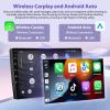 10 Inch Motorsi 8 Core 4+64G Double Din Android Car Stereo Audio IPS Touchscreen with Wireless Carplay Android Auto 3D Car Model Display Bluetooth WiFi GPS DSP FM Radio SWC + Backup Camera MIC view 2
