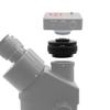Microscope Kit CTV 0.35X/0.5X/1X C Mount Lens Adapter Ring 38mm Focus Adjustable Camera Installation Adapter for Trinocular Stereo Microscope Microscope Lens Adapters(Only 0.35X) view 3