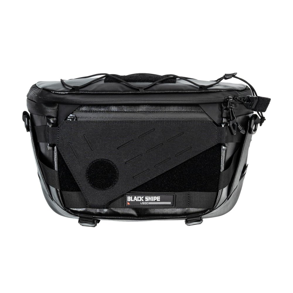 VSGO Black Snipe Pro 7-9L Expandable Camera Sling Bag  Waterproof Techwear Fabric, Anti-Twist, Modular Dividers & Tripod Holder, Lightweight Professional Camera Bag