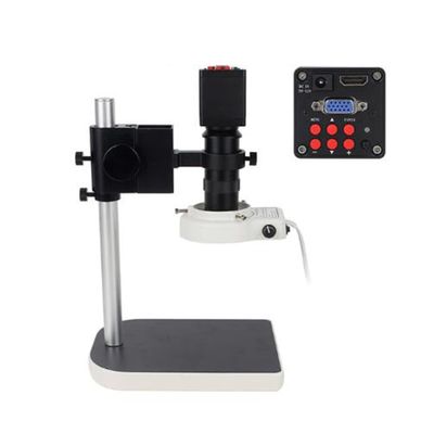 Microscope Accessories kit Slide Preparation camer HD 38MP Full Digital Microscope for Electronics 130x Lens LED Light Electron Microscope Microscope Accessories