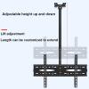 tv Wall Mount' TV Stand,Ceiling TV Bracket, Hanging Full Motion TV Mount Fits Most 40-70 Inch TVs, Telescopic Height Adjustment, Supports Up to 50kg/110lbs (Size : 0.5-1m) Wall mou view 2