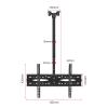 tv Wall Mount' TV Stand,Ceiling TV Bracket, Hanging Full Motion TV Mount Fits Most 40-70 Inch TVs, Telescopic Height Adjustment, Supports Up to 50kg/110lbs (Size : 0.5-1m) Wall mou view 4