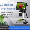 GenSDH Microscope Accessories kit Slide Preparation camer Digital Microscope 5 Inch LED Display Microscope HD 1000X Magnifying Glass Microscope Accessories view 2