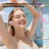 Xmenha Smart Bluetooth Glasses for Women Audio Speaker Bluetooth Eyeglasses Glasses with Speakers Smart Glass Blue Tooth Sunglasses Gafas Inteligentes para Hombre Black view 2