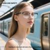 Xmenha Smart Bluetooth Glasses for Women Audio Speaker Bluetooth Eyeglasses Glasses with Speakers Smart Glass Blue Tooth Sunglasses Gafas Inteligentes para Hombre Black view 4
