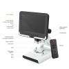 GenSDH Microscope Accessories kit Slide Preparation camer 2MP Digital Microscope AD108 7 Inch LCD Screen Microscopes with Plastic Stand Microscope Accessories view 3