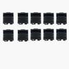 biemotwoway 10 Pack Back Housing Speaker Grille for APX6000XE & APX8000XE Two-Way Radios, Heavy-Duty Dustproof Rear Cover, Tool-Free Snap-On Radio Replacement Parts view 1