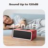 ClaspVital One-Touch Simple Music Player for Seniors | 6,000 Songs Mp3 Music Player for Elderly 32GB TF Card with Reader | Gift for Dementia, Alzheimers (Red) view 2