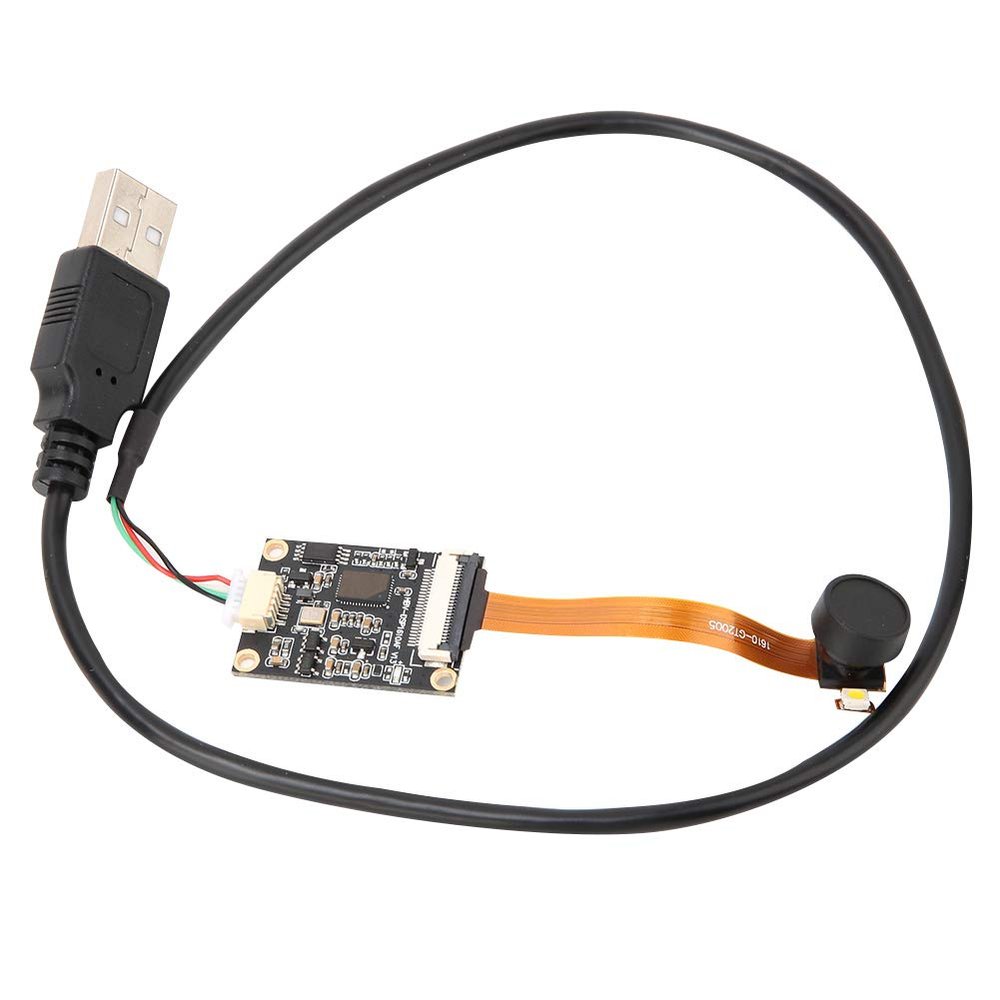 Respicefinem High Definition 2 Megapixel USB Camera Module with 60 Degree Field View OTG Camera Module Supporting Standard UVC Protocol Equipped with Flash Light USB Interface