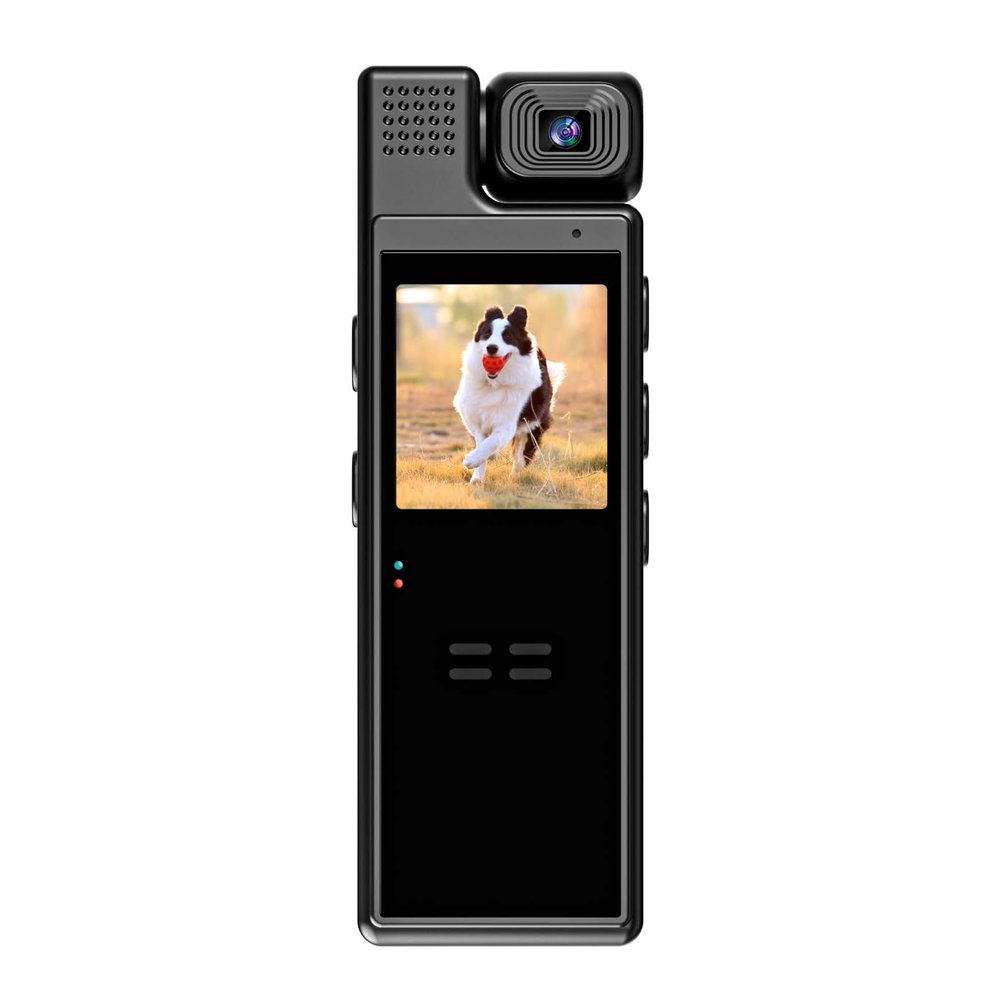 Tauboly Mini Body Camera, Worn Body Cam with Motion Detection Portable Video Recorder for Travel, Cycling, Hiking