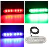 Marine Underwater Light, 12V to 24V 9.5W Boat Underwater Light, 6 LED Lamp Beads IP68 Light Source for Ships Yachts Motorboats (RGB) view 2