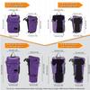 HIKEMAN Shoulder Bag Case for Camera - Outdoor Waterproof Shockproof Camera Bag,Detachable Strap for Daily Use,Travel,Cycling Climbing(Black) view 4