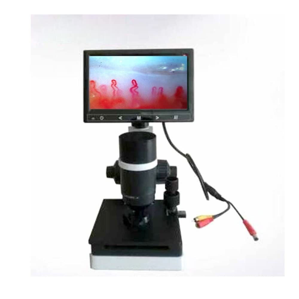JOEBO Microscope Kit Microcirculation Detector Digital Microscope Blood Microcirculation Instrument LCD Display Optional Microscope Lens Adapters(7inch LCD Box)