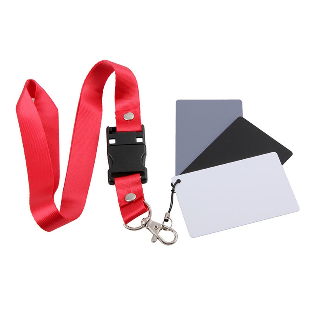 18Degree Digital White Black Gray Card for White Balance Calibration in Any Environment Camera Accessory