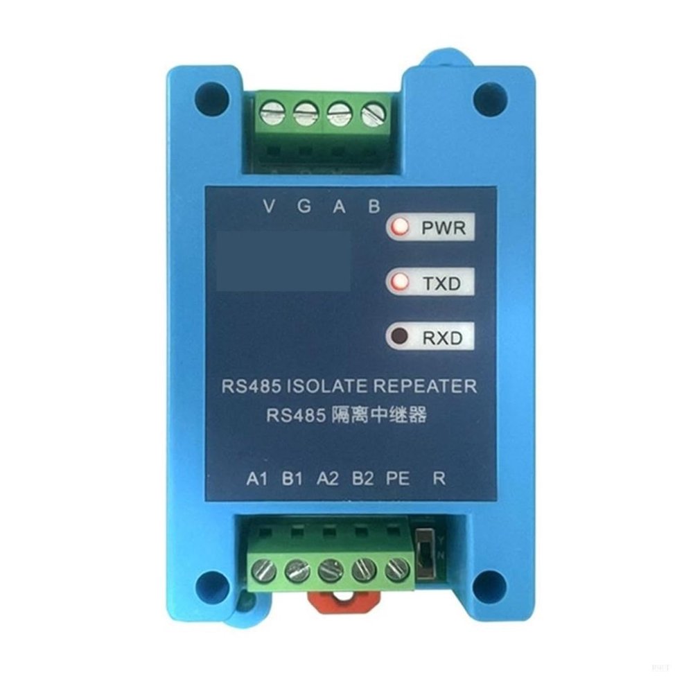 Flozari Analog to Digital Signal 2 Channel RS485 to RS485 Repeaters Photoelectric Optocoupler Isolation Industrial Isolated Communication Converters