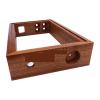 5MNG0Y8 200 * 65 * 300mm Wood Aluminum Case Preamplifier Solid Wood Chassis Vacuum Tube Amplifier Chassis Shell DIY Box(Model 1) view 2
