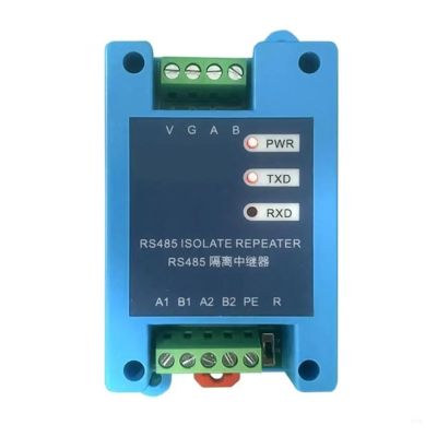 Flozari Analog to Digital Signal 2 Channel RS485 to RS485 Repeaters Photoelectric Optocoupler Isolation Industrial Isolated Communication Converters