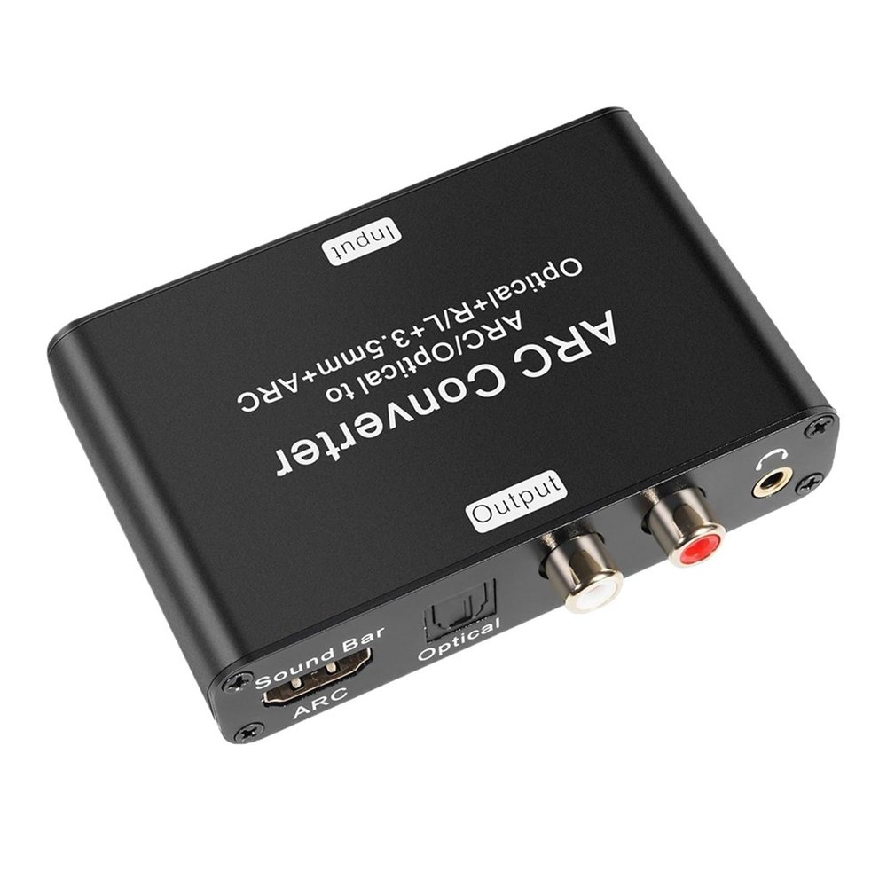 5MNG0Y8 ARC Audio Extractor ARC SPDIF Optical to Optical 3.5mm L/R Stereo Digital to Analog Audio Converter for TV