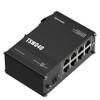 Teltonika TSW040 Ethernet Switch, 8 x PoE Out Ethernet Ports, 2 Pin, Integrated DIN Rail Mount, Wide Voltage Range view 3